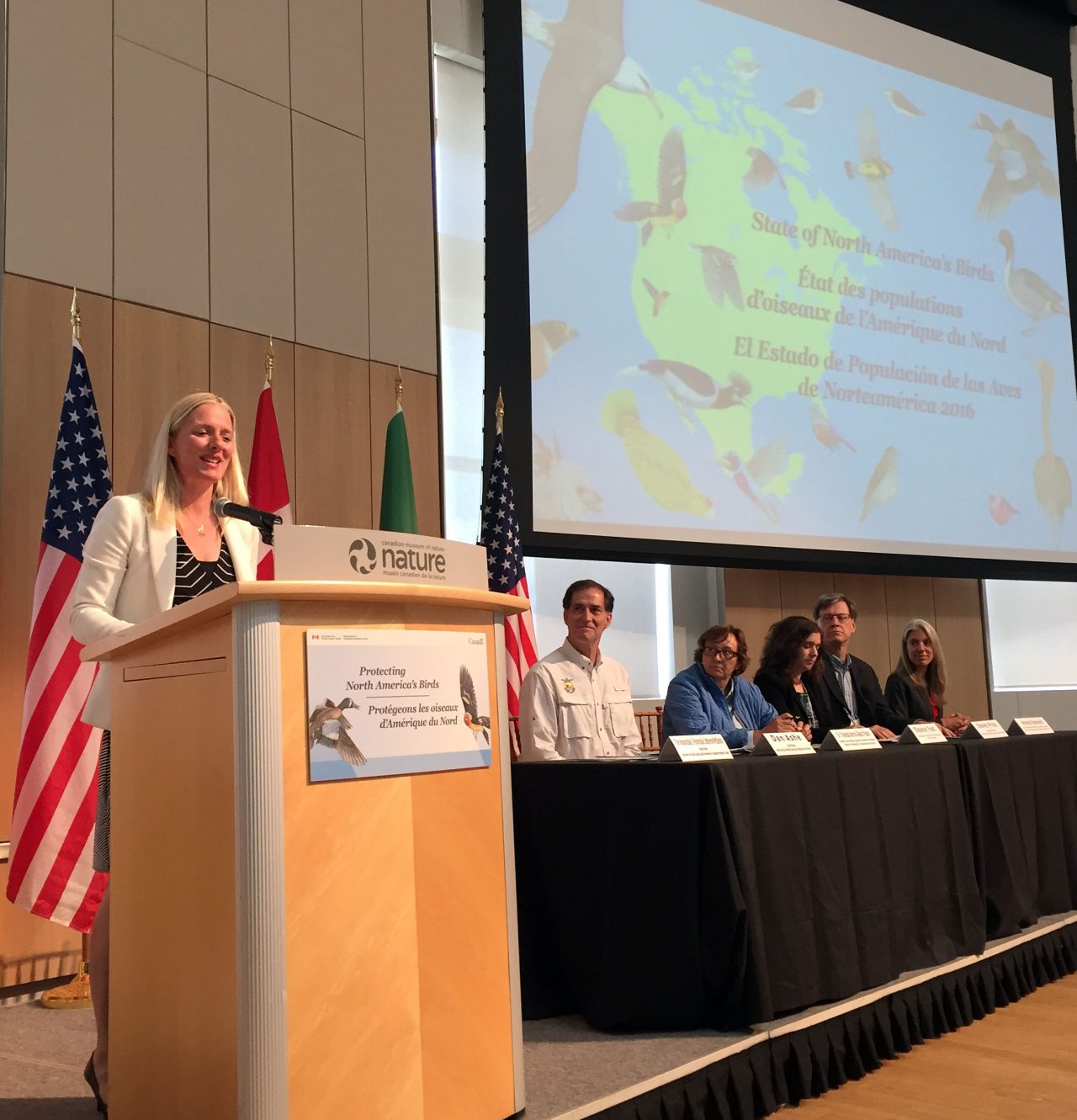 press conference for state of birds in ottawa canada