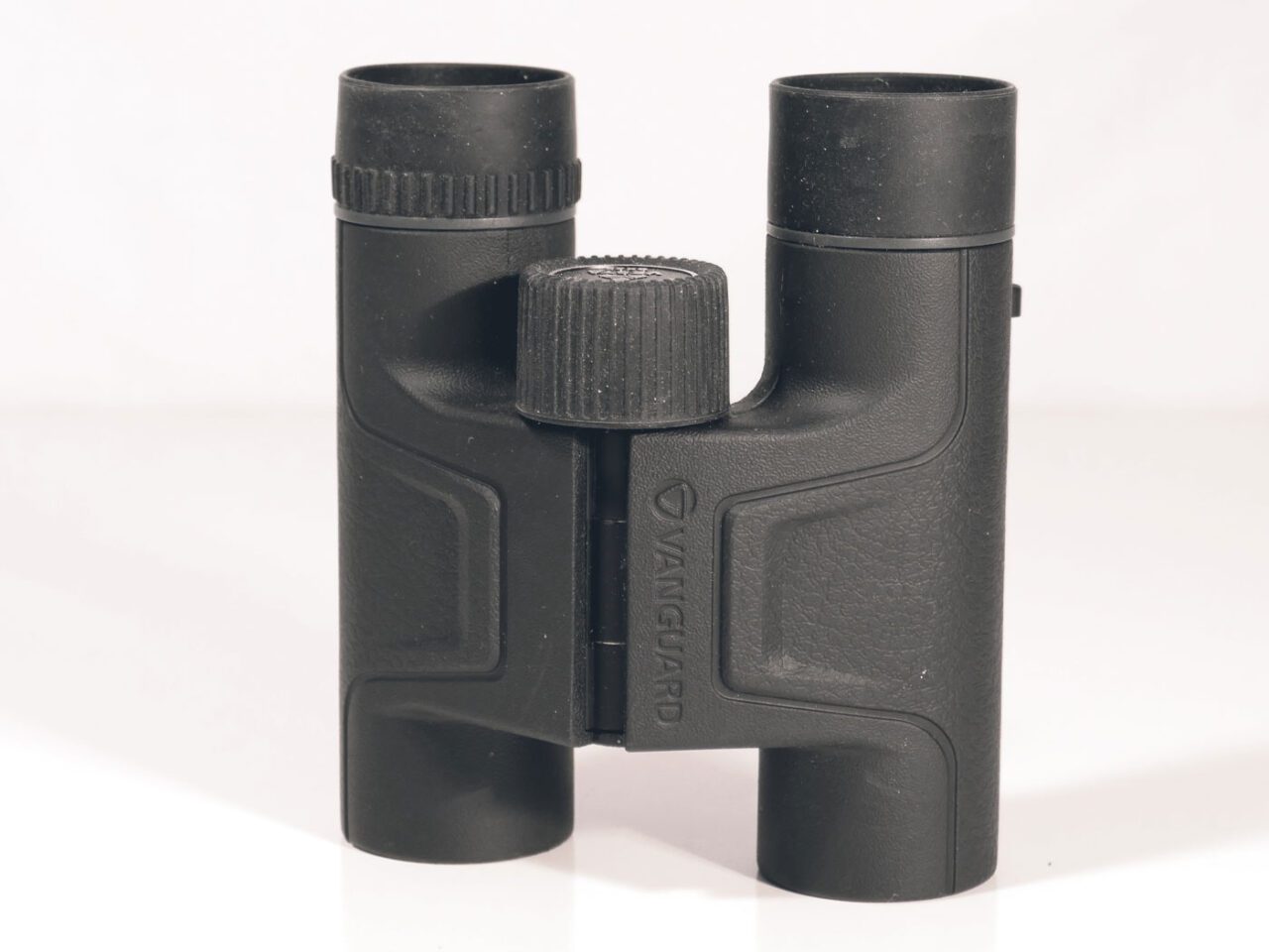 Black binoculars.